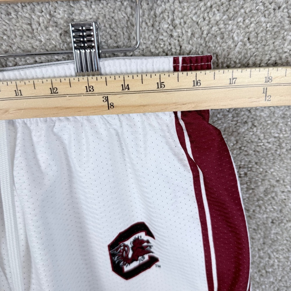 Under Armour South Carolina Gamecocks Men XL White Mesh Athletic Training Shorts - Picture 6 of 7